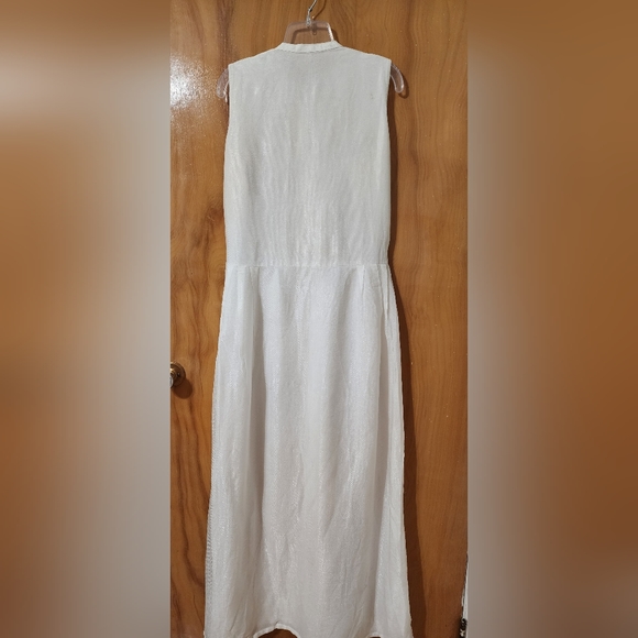 Beautiful long maxi white dress, custom made - Picture 5 of 7